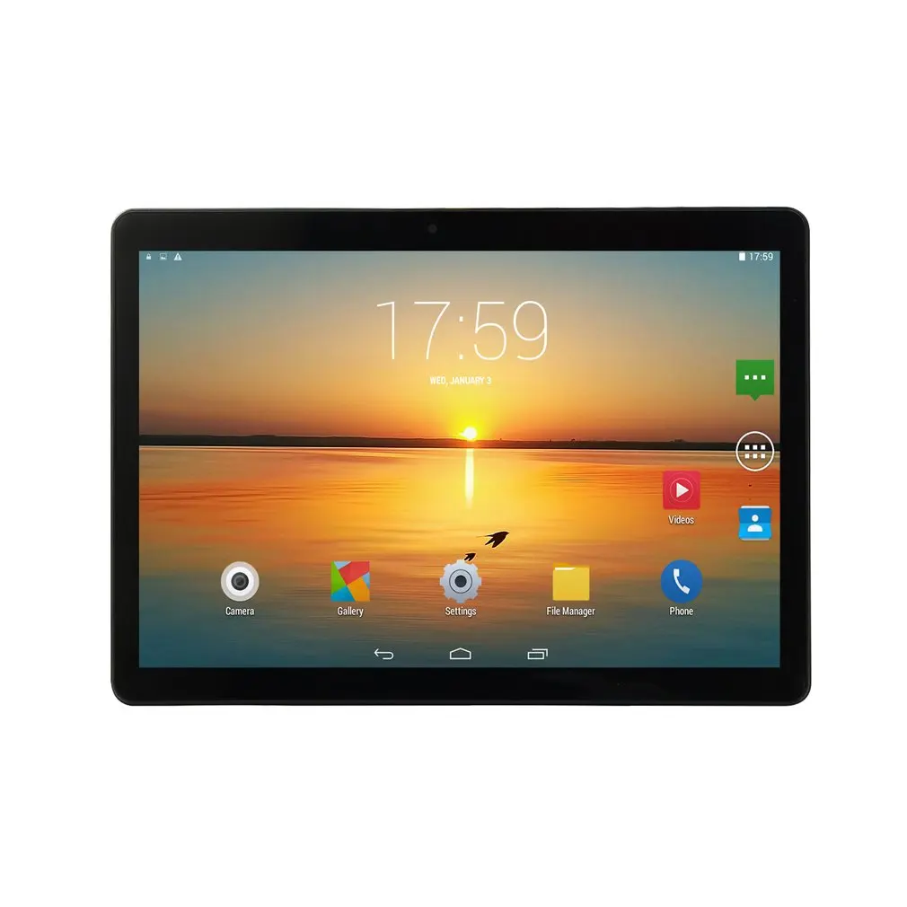 KT107 круглое отверстие планшет 10 1 дюймов HD Большой Экран Android 8 версия Модные