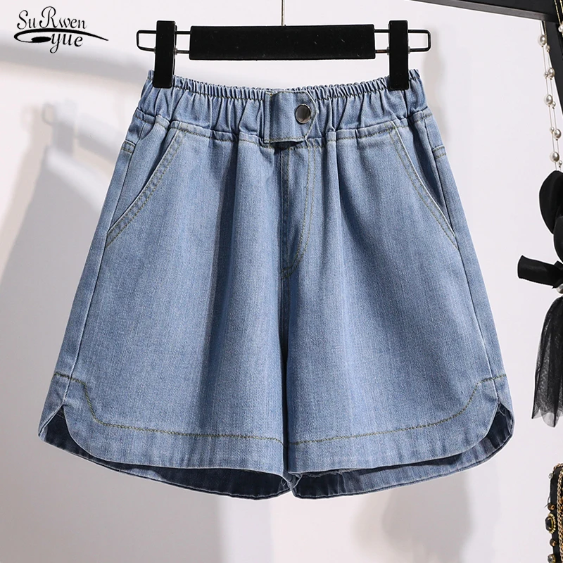 

2021 Summer Women's Denim Shorts Harajuku Vetement Femme Jeans Women Loose Ropa Mujer Short Femme Plus Size Jean Shorts 15514