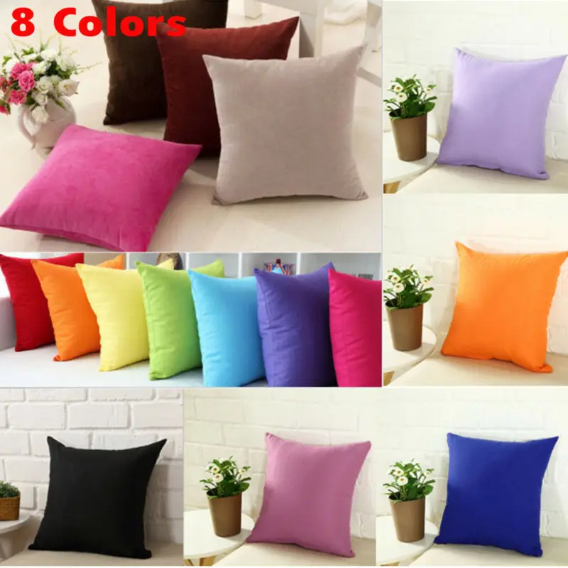 Разноцветная хлопковая Наволочка на талию домашний декор для дивана