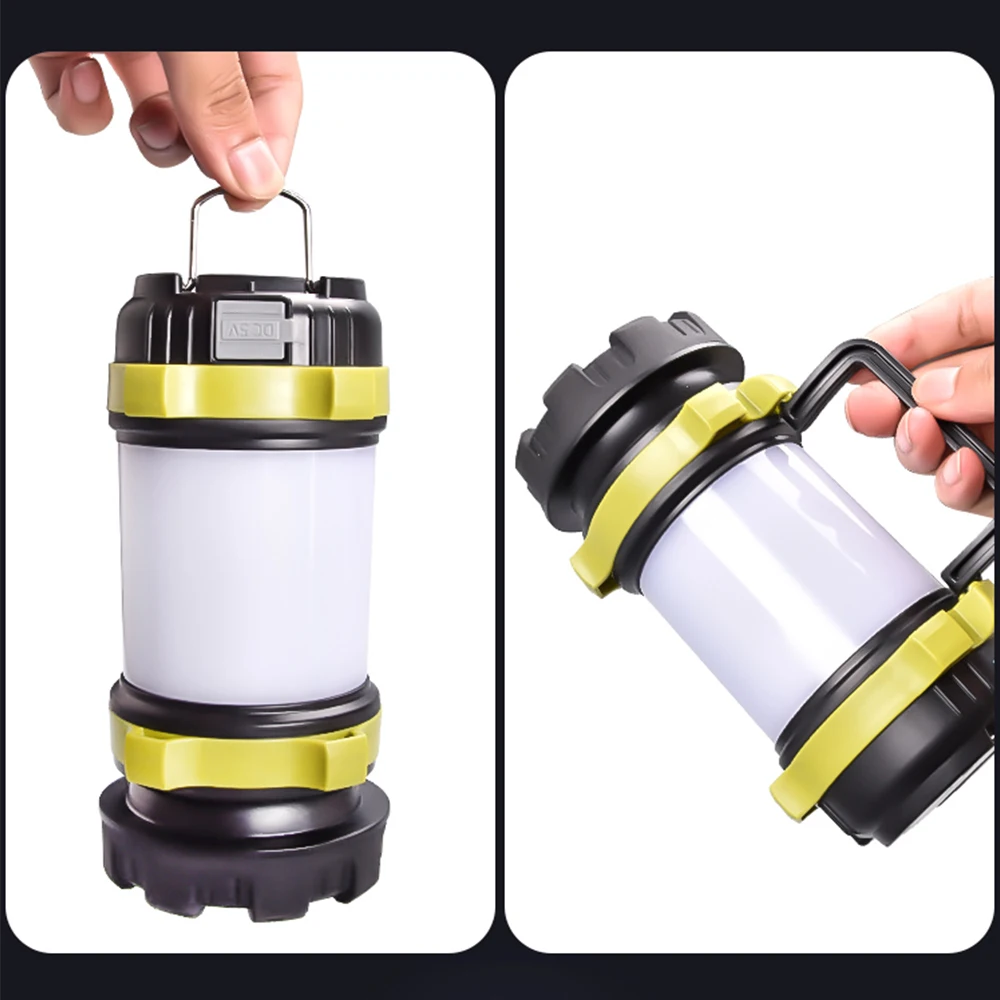 Super Bright LED Flashlight Barbecue light Portable Spotlight searchlight USB Rechargeable torch led working light camping light