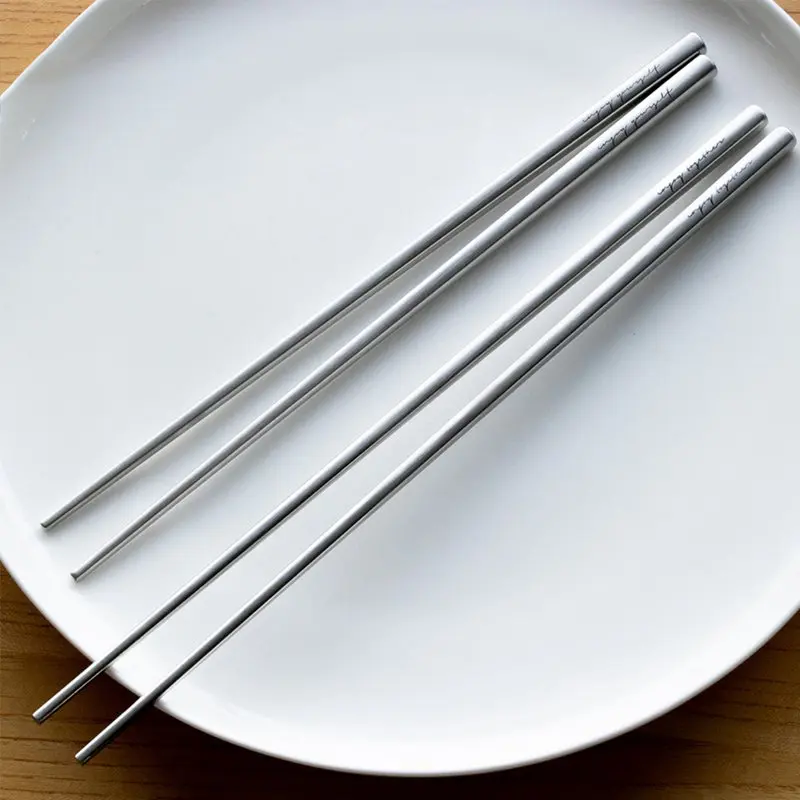 

Stainless Steel Chopsticks Deep-fried Hot Pot Long Chopsticks Matte Brushed Chopsticks Household Kitchen Supplies