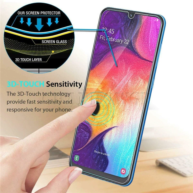 Закаленное Стекло для samsung A50 A30 Экран протектор Стекло для samsung Galaxy A20 A20E A40 A90 A80 A70 A60 M40 M30 M20 Стекло пленка
