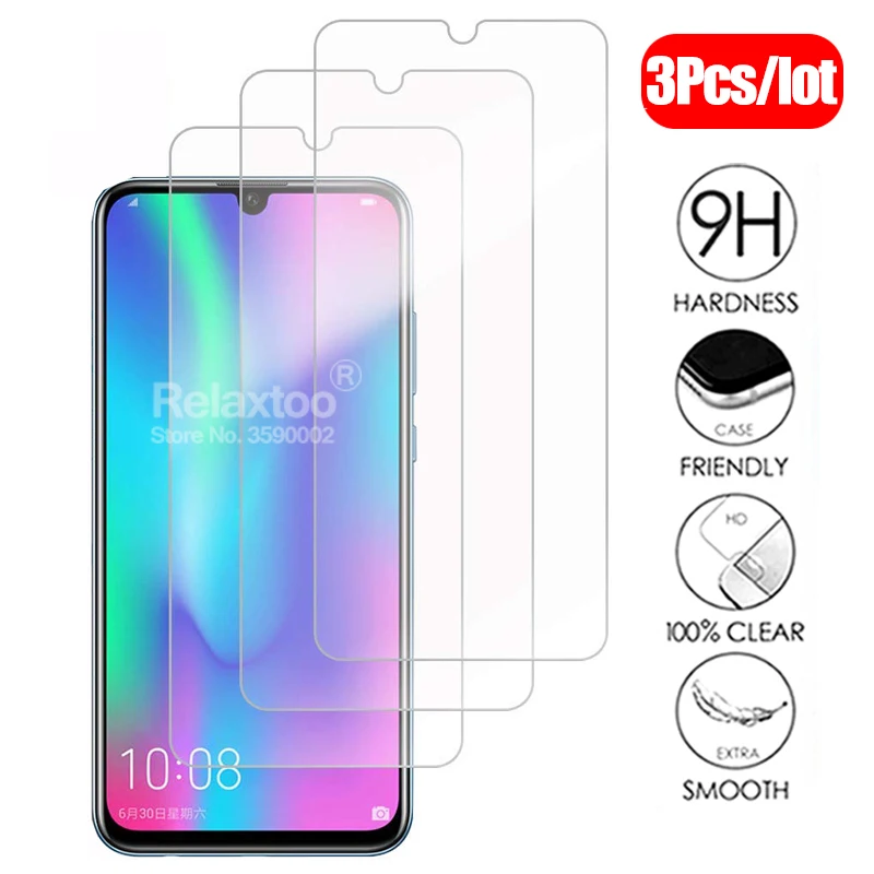 Защитное стекло для honor 10 lite 9 light 10i 3 шт./лот huawei 20 pro закаленное 8x8s 8a 8c