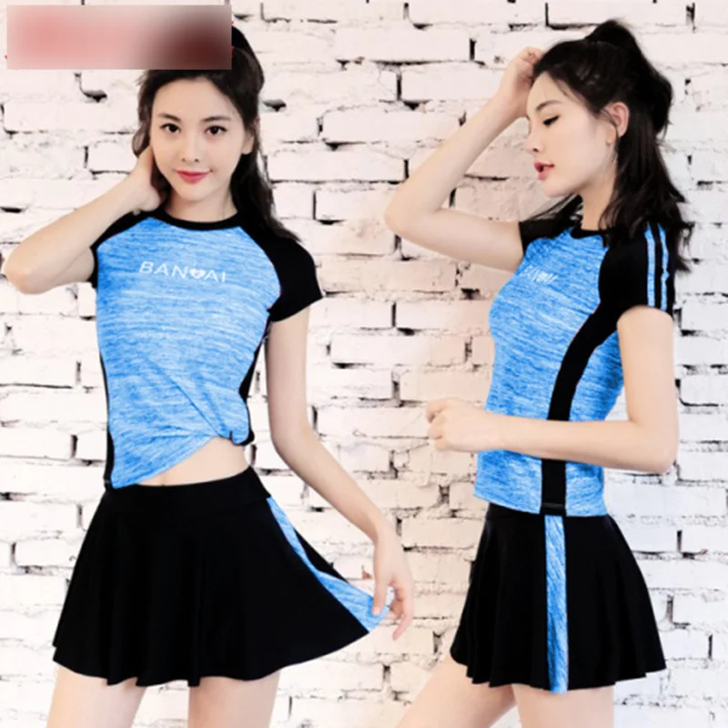 

Keep Two Pieces Swimsuits Ladies Korean Ins Sexy Slim Bodycon Bathing Suit Women Casual Patchwork High Waist Bathing Suits Chic