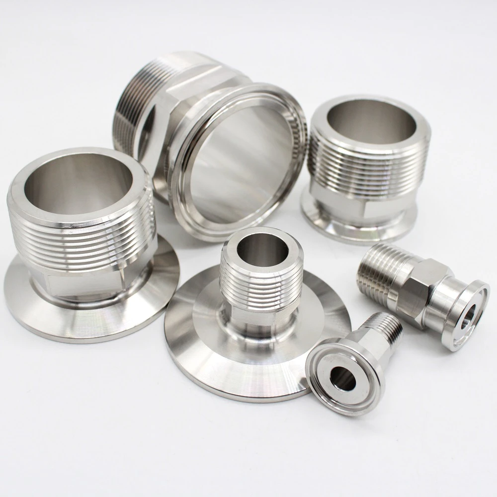 Высококачественный тройной зажим NPT Мужской адаптер SS304 для домашнего
