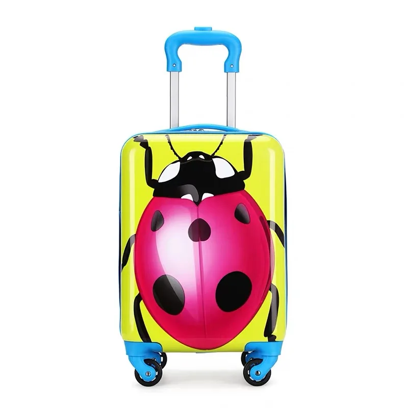 Cartoon Suitcase 18,5 дюймов детский мультяшный чемодан на колесиках, детская тележка на колесиках для багажа компьютера, для девочек, чемодан для путешествий, милый багаж для детей - Цвет: Cartoon Suitcase