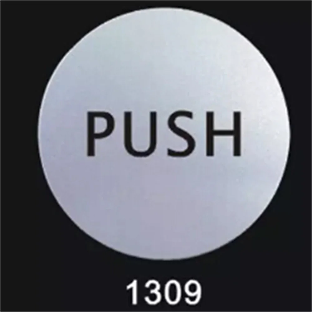 

Push Sign Aluminum Plastic Board Room Warn Sign Wall Door Adhesive Push Sign