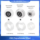 10 шт. Высокая точность ЧПУ прозрачный Поликарбонат Xtreme v Мини-колесо для Openbuilds v-слот линейная рельсовая система