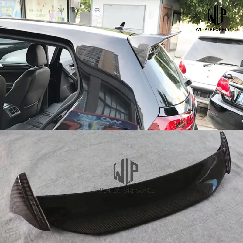 

Автомобильный задний спойлер Golf7 7,5 Rline GTI высокого качества из углеродного волокна, крыло на крышу для Volkswagen VW Golf 7, Стайлинг автомобиля 2014 и в...