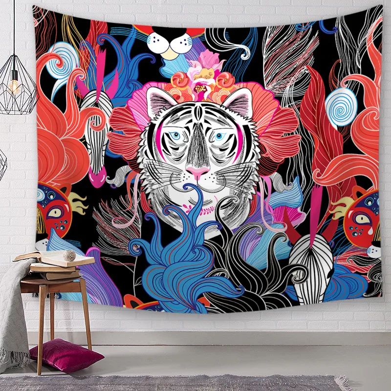 Декоративные гобелены гобелен на стену Мандала богемский пейзаж настенные