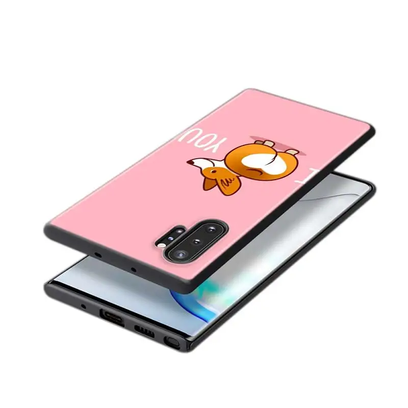 

Cute Corgi Dog For Samsung Galaxy Note 20 Ultra 10 9 8 S10 S10E S9 S8 S7 S6 Edge Plus Pro 5G Phone Case