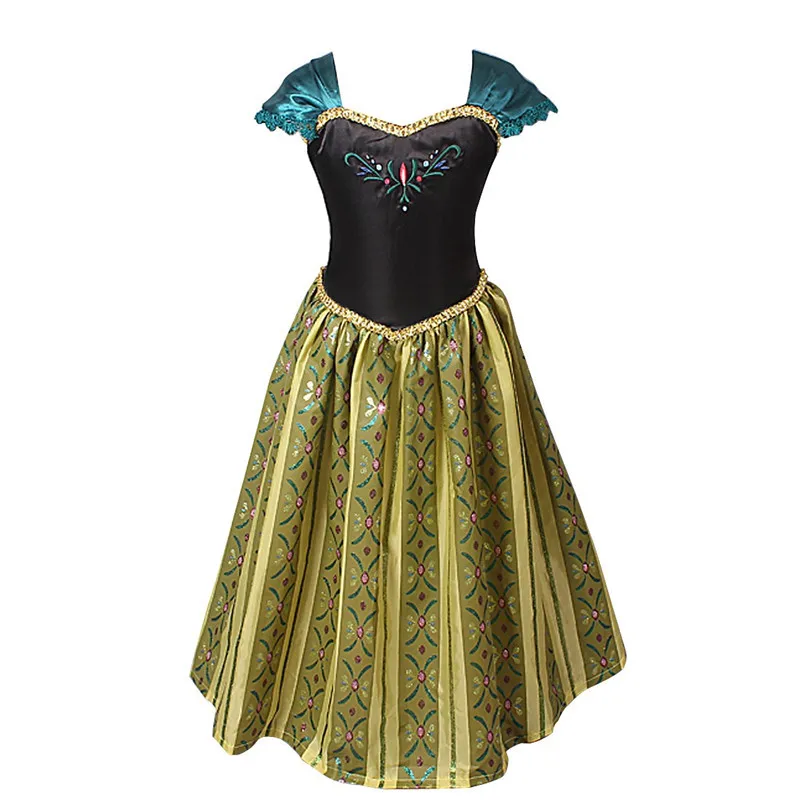 

Halloween Costumes for Children Girls Anna and Elsa Birthday Christmas Party Carnival Costume Elsa Cosplay Outfits Fro Girls