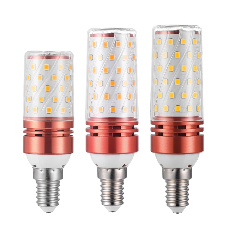 E27 E14 8 Вт 12 16 SMD2835 Светодиодная свеча лампа 220 в 230 В энергосберегающая Теплая/холодная белая светодиодная
