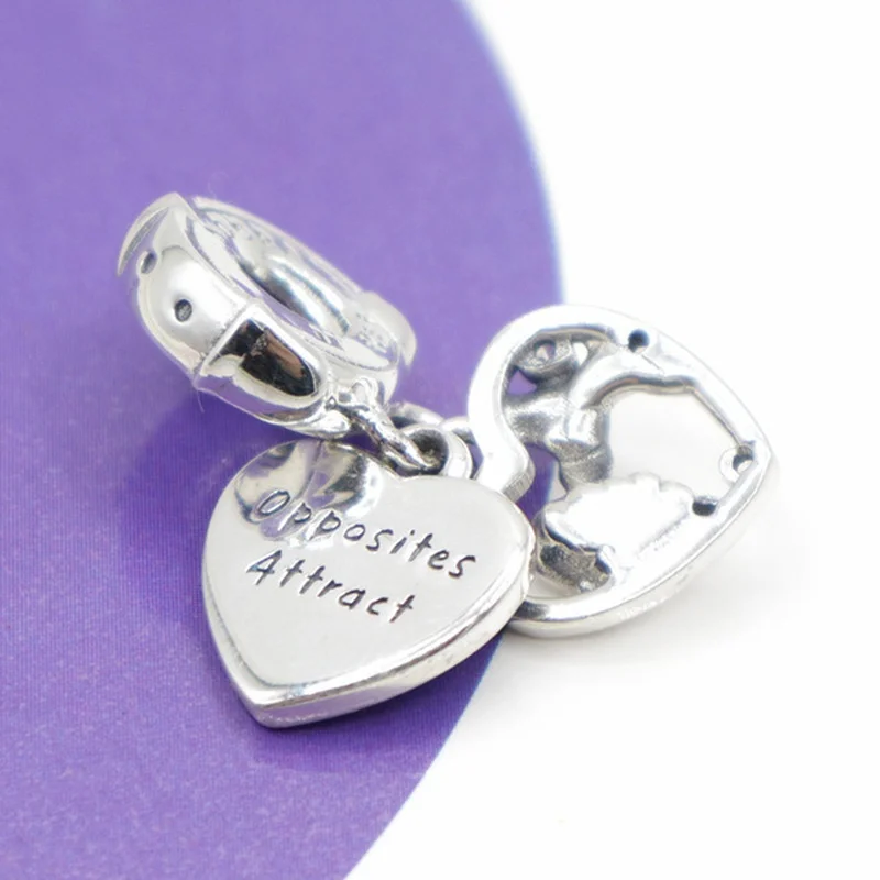 

Silver Dog Bead Pendant Charms Fit Women Beads Bracelets Jewelry Gift