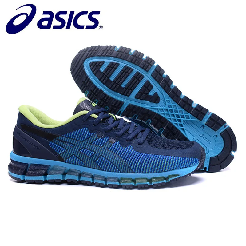 Asics Gel-Quantum 360 Мужская обувь дышащая устойчивая обувь для бега уличная теннисная обувь Hongniu