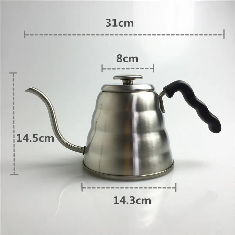 

1.2L Stainless Steel Kettle Gooseneck Pouring Drip Coffee Kettle Tea Pot Thermometer Water Kettle Suitable For Induction Cooker