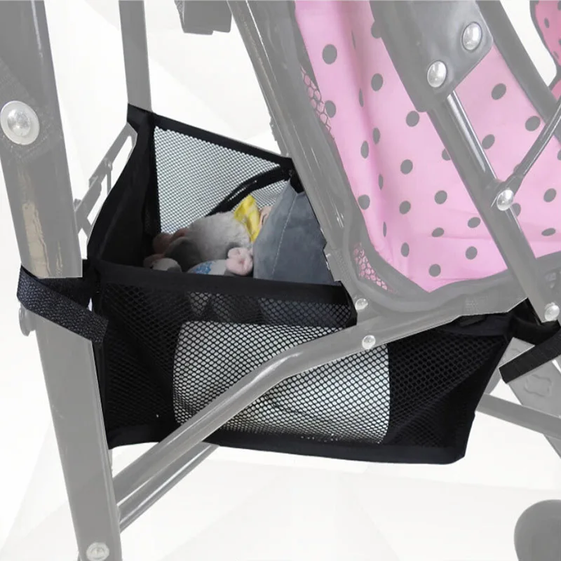 

New Style Baby Stroller Basket Organizer Storage Bag Portable Pram Newborn Baby Care Stroller Basket Infant Stroller Accessories