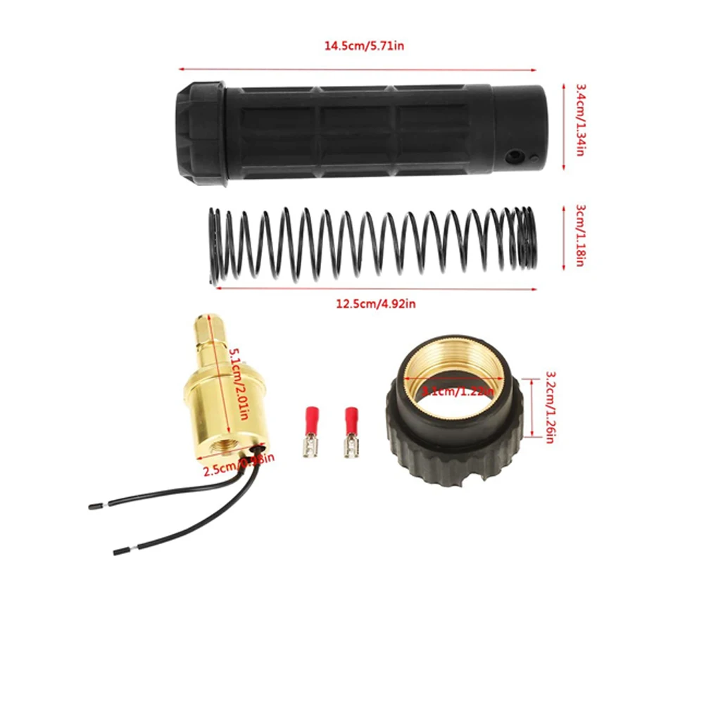 

Welding Torch Adapter Kit, Euro Fitting Brass CO2 MIG/MAG Welding Torch Adapter Conversion Kit