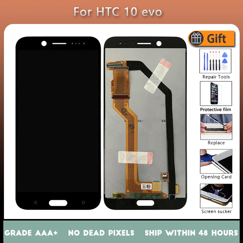 Для HTC 10 evo ЖК-экран в сборе Сенсорное стекло M10f 2PYB2 5-дюймовый ЖК-дисплей