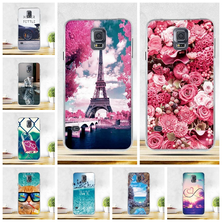 Soft TPU CaseS for Samsung Galaxy S5 S 5 SV I9600 5.1" Mobile Phone Silicone Bags Back Cover for Samsung Galaxy s5 I9600 S5 Case