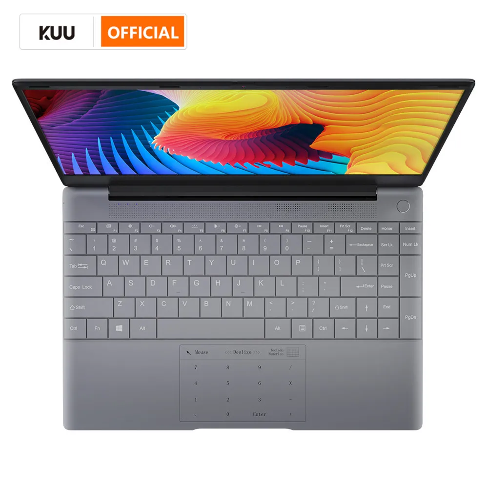 Ноутбук KUU K2S Metal 14.1" FHD (1.920x1.080) IPS Intel Celeron J4115 8G RAM 128GB SSD Fingerprint Unlock Windows 10 включен.