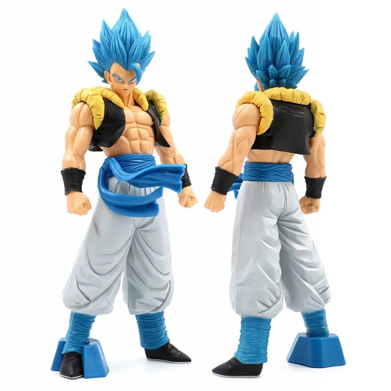Аниме Dragon Ball Z Супер Saiyan Gogeta синие волосы Dragon Ball ПВХ фигурка Коллекция Модель игрушки
