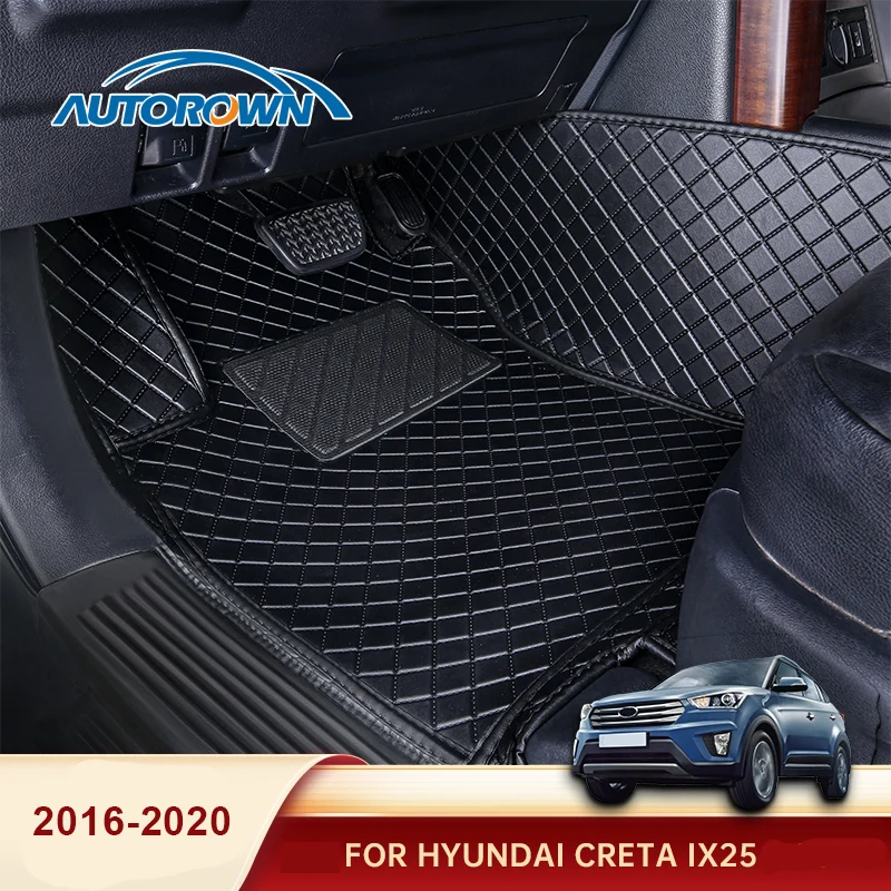 AUTOROWN автомобильные коврики для Hyundai Creta ix 25 2016-2020 Левый руль детали интерьера в