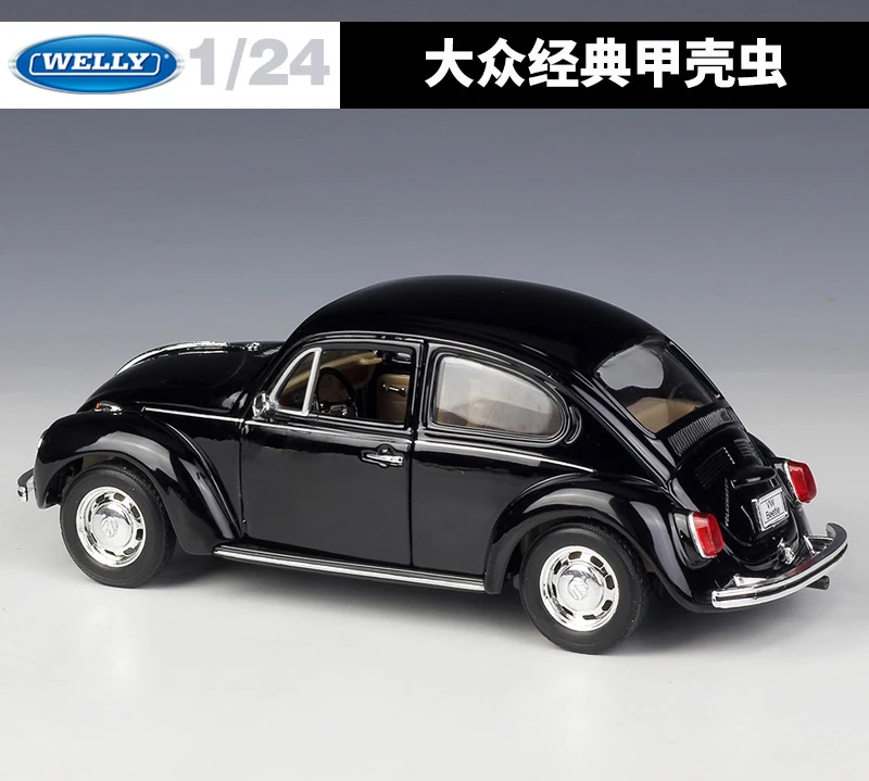 Модель автомобиля Volkswagen Beetle тип 1 из металлического сплава 1:24|Наземный транспорт|