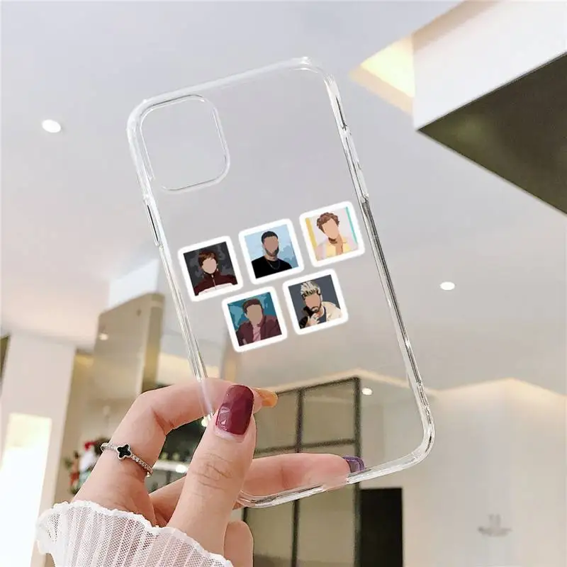 

One Direction Louis Tomlinson Clear Phone Cases Transparent Clear for iPhone 11 12 mini pro XS MAX 8 7 6 6S Plus X 5S SE XR 2020