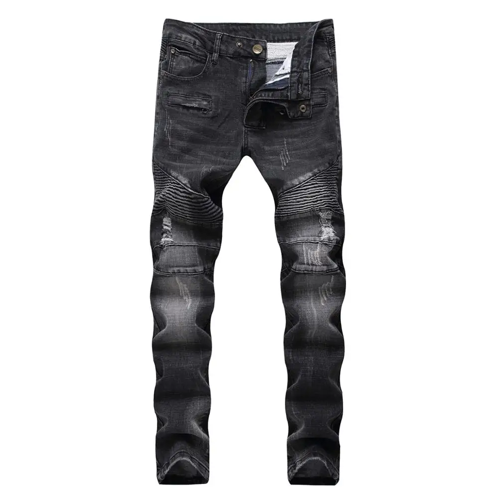 Модные женские джинсы с дырками повседневные рваные Slim Fit рэп и штаны в стиле