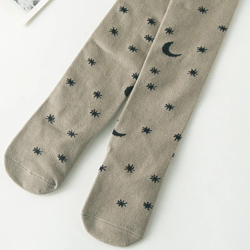 Детские модные носки с лотосом для девочек сильный милый лошадь облако Луна