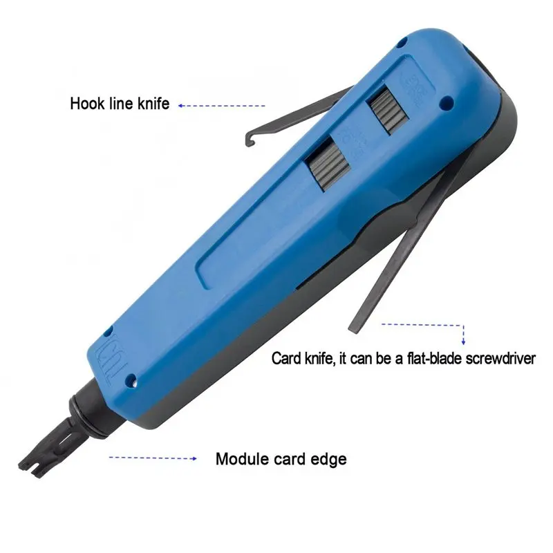 punch down tool with 66 110 and krone blades multifunction universal network wire free global shipping