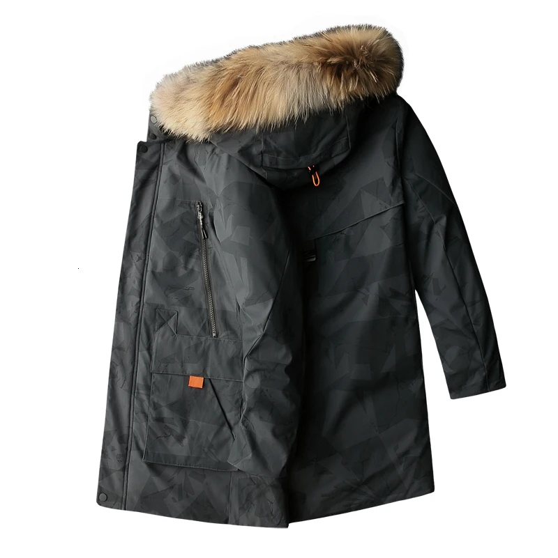 Мужское Новое модное хлопковое пальто размера плюс 8XL 7XL 6XL 5XL Youth 2019 длинное зимнее