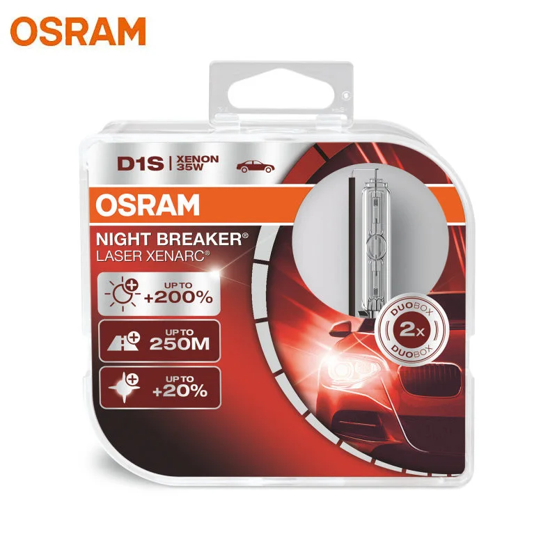 Ксеноновая грыжа OSRAM D1S лампа 12 В Ночной выключатель лазер следующего поколения
