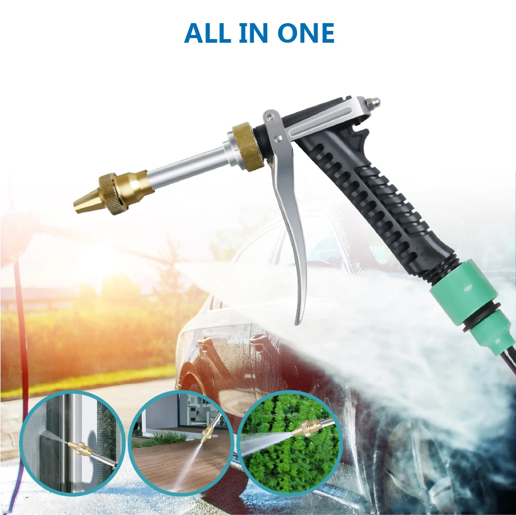 Дешево Пистолет для мойки автомобиля с самовсасывающим насосом, электрическая портативная Автомойка высокого давления для авто, подходит для исп...