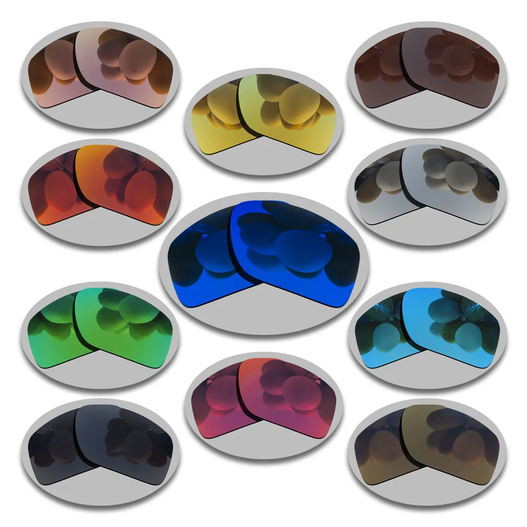 

Polarized Replacement Lense For-Oakley Split Shot Sunglasses Frame True Color Mirrored Coating - Violet Options