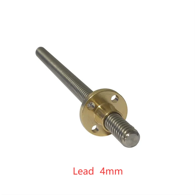 1 шт. трапециевидный шпиндель из нержавеющей стали 304 длина винта Т8 100 мм 2 3 4 8 10 12 14