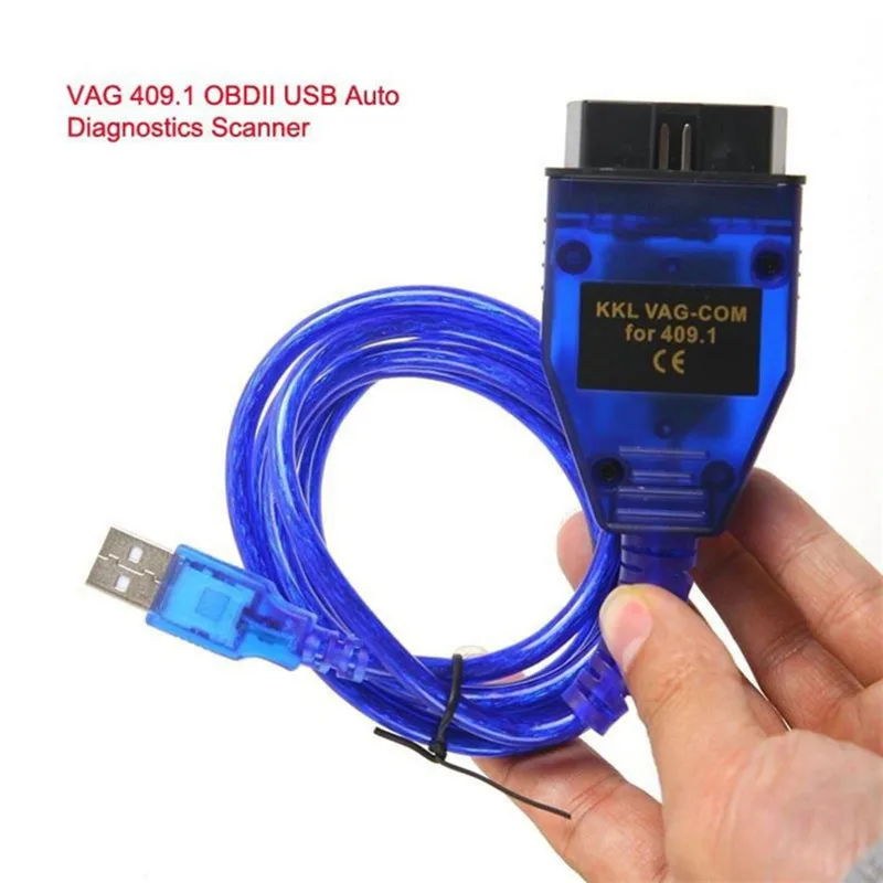 Диагностический кабель OBD2 USB-кабель VAG-COM KKL 409 1 для автокресла шт. | Автомобили и