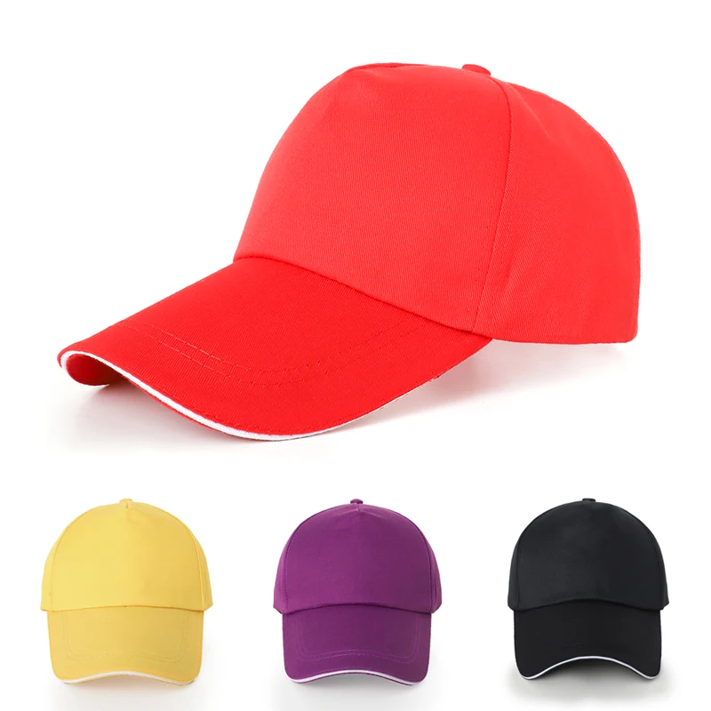 

Бейсболки для мужчин и женщин, однотонные регулируемые солнцезащитные кепки, для бега на открытом воздухе, велоспорта