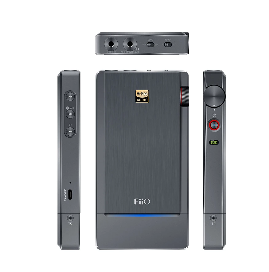 Флагманский Bluetooth DSD-совместимый портативный Hi-Fi усилитель FIIO Q5 DSD декодер MFi звука