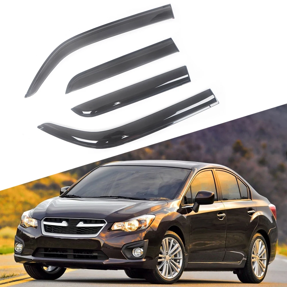 

Ветровые дефлекторы для боковых окон автомобиля Subaru Impreza 2002-2016, козырек от дождя для двери, козырек для вентиляции, козырек от темного дыма