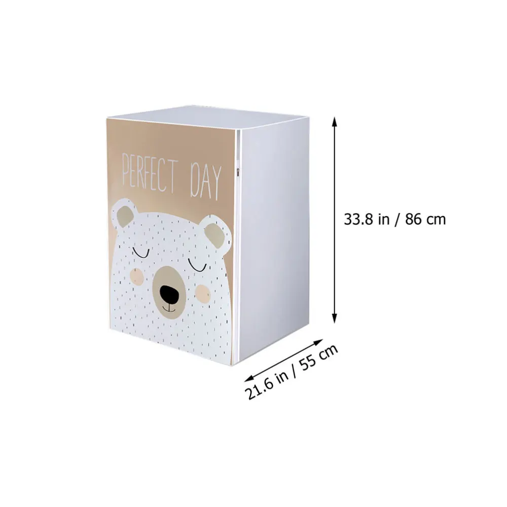 

1Pc Washing Machine Cover Sun-Proof Washer Cover Dust-Proof Drier Cover