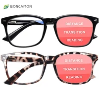boncamor 2 pack spring hinge blue light blocking reading glasses women men computer reader anti uv fashion square eyeglasses