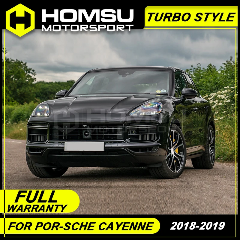 Турбо стиль PP полный комплект тела для 2018-2019 Porsche Cayenne 9Y0 тюнинг | Автомобили и