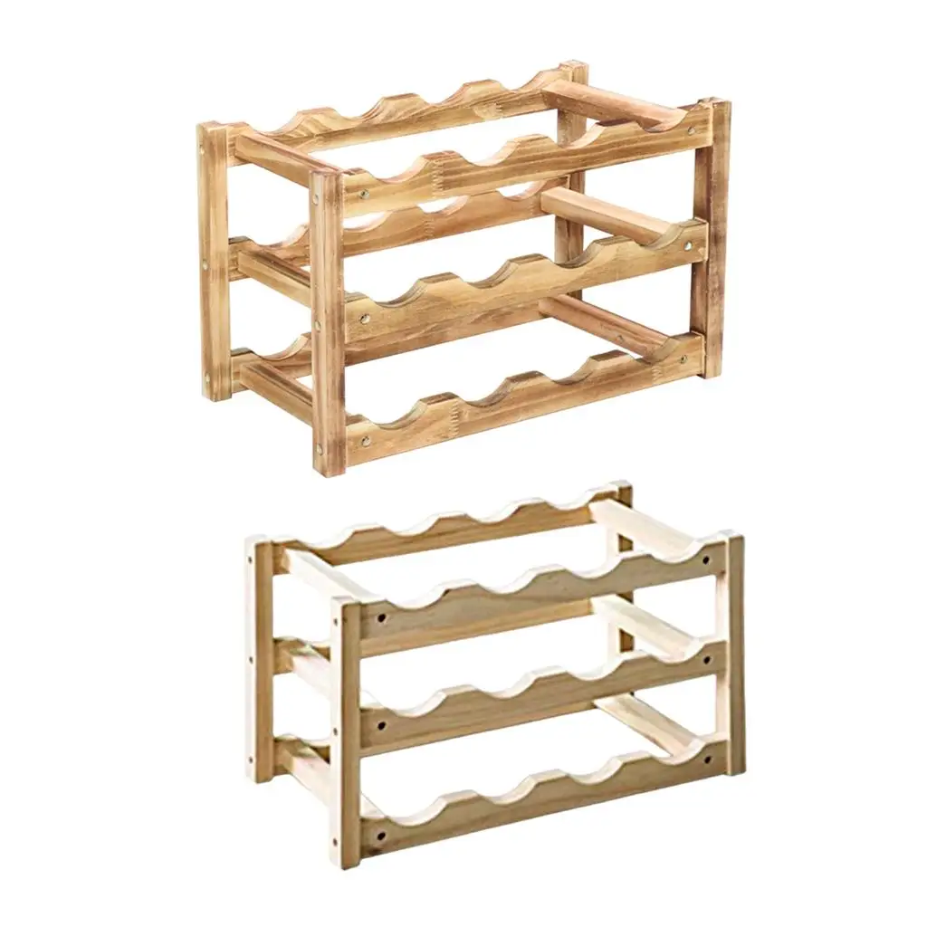 

3-Layer Wine Rack Freestanding Wine Bottle Rack for Home Living Room Kitchen Ornaments