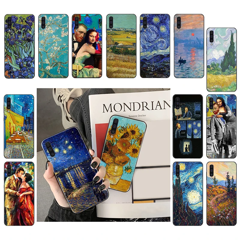 

Vincent Van Gogh Starry Night Art Phone Case For Samsung A72 A52 A32 A41 A31 A50 A11 A12 A02 M31 A51 A70 A71 A21S A30 A20