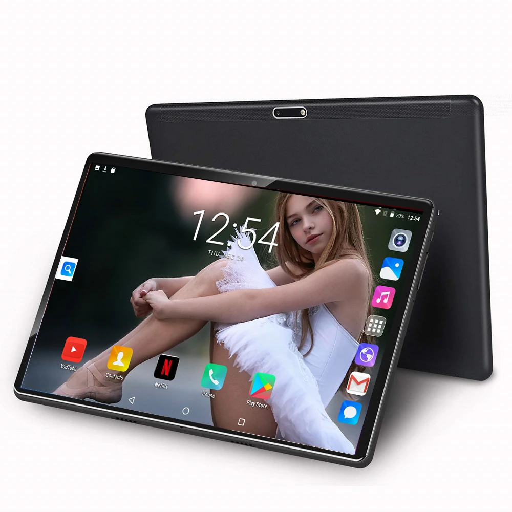 Супер закаленное стекло 10-дюймовый планшетный ПК Android 7.0 1,5 ГБ RAM 32 ГБ ROM 8,0 МП WIFI Quad Core 3G 1280 * 800 IPS 10,1 дюймов.