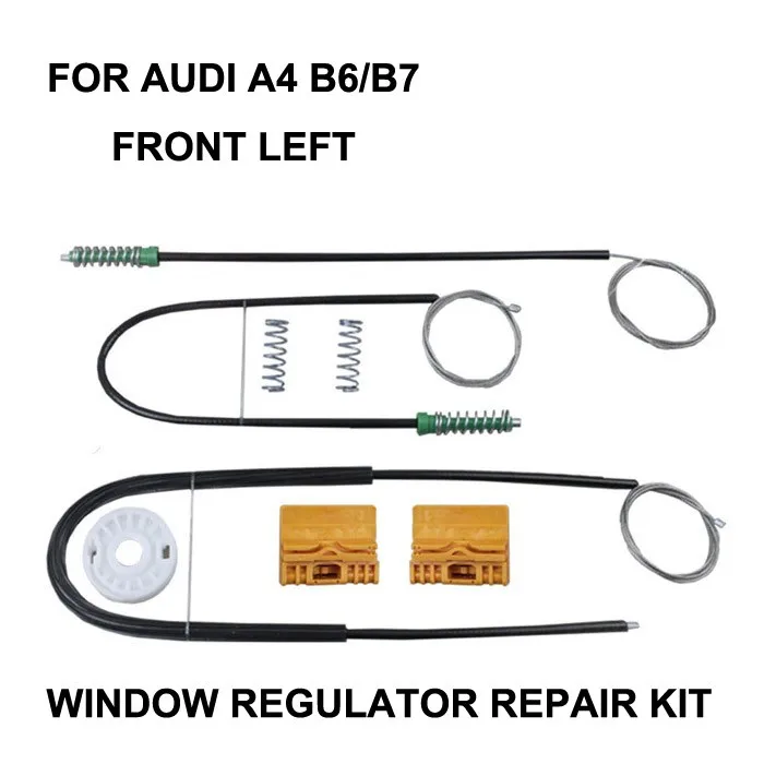 Автомобильный оконный регулятор для AUDI A4 B6/B7 Ремонтный комплект передний левый OE