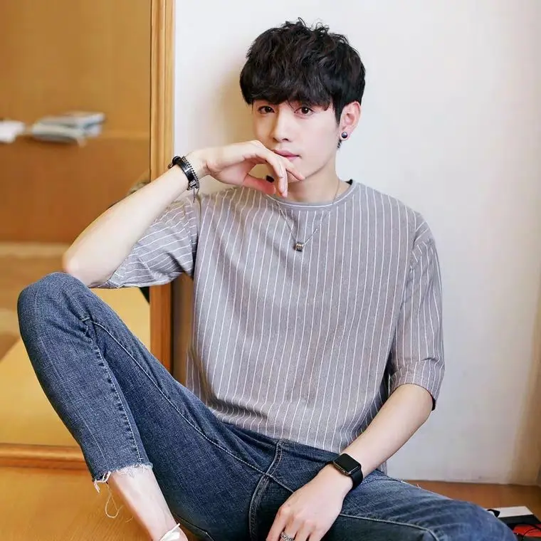 Мужские пуловеры хлопковая льняная рубашка новинка 2020 мужская повседневная