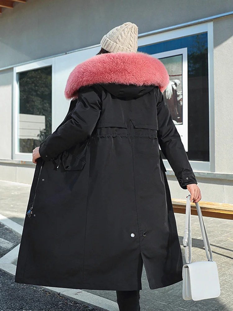 Women's Warm Jacket Winter Oversize X-Long Plus Size Coat Female Parkas Boutique Women Clothing 2020 Ladies Coats and Jackets | Женская